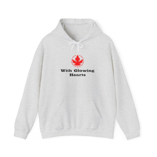 With Glowing Hearts.  Unisex Heavy Blend™ Hooded Sweatshirt