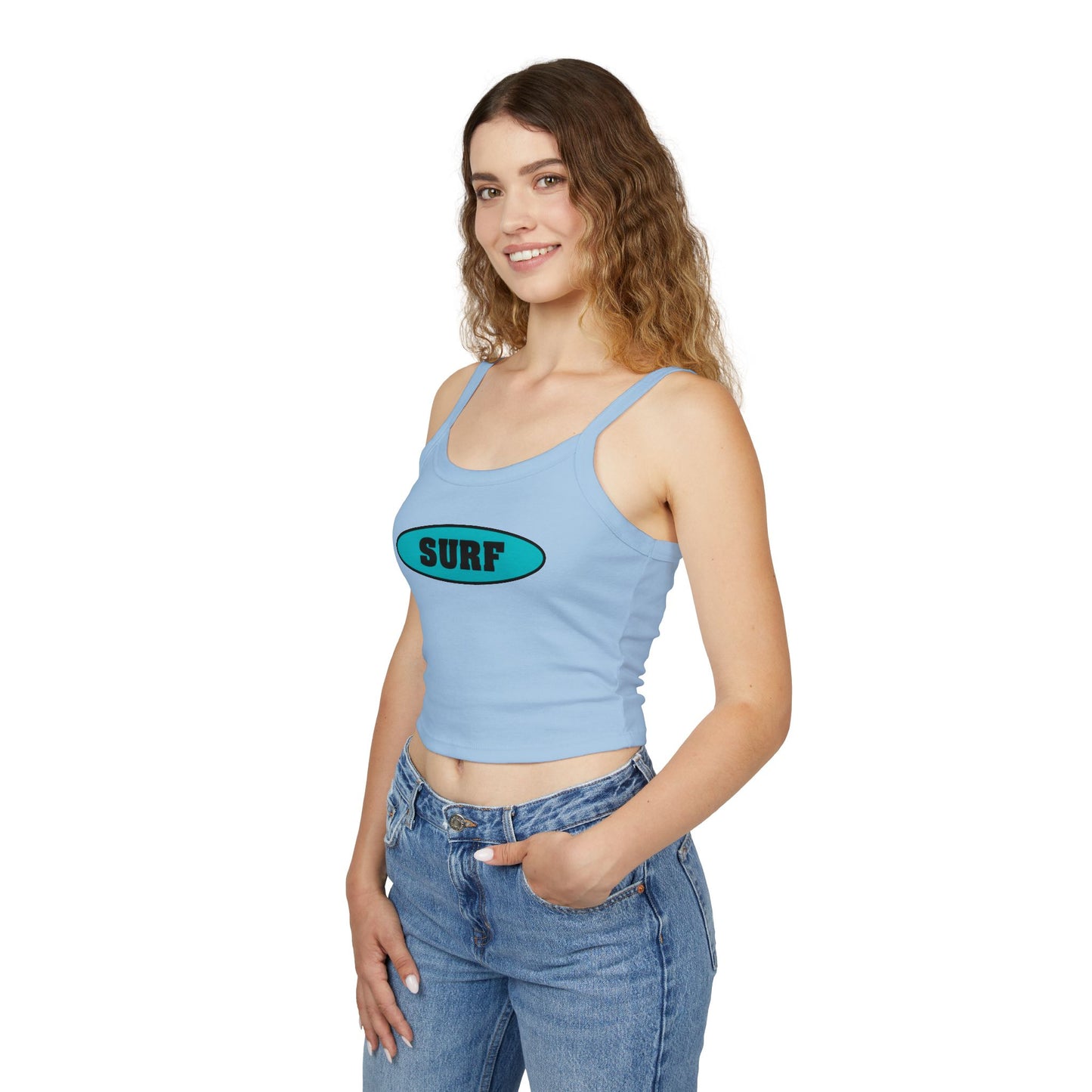 Beach..Women's Spaghetti Strap Tank Top