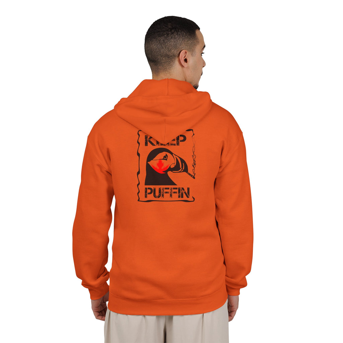 Keep Puffin leaf Unisex Heavy Blend™ Full Zip Hooded Sweatshirt