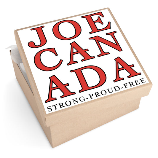 JoeCanada Strong Square Vinyl Stickers