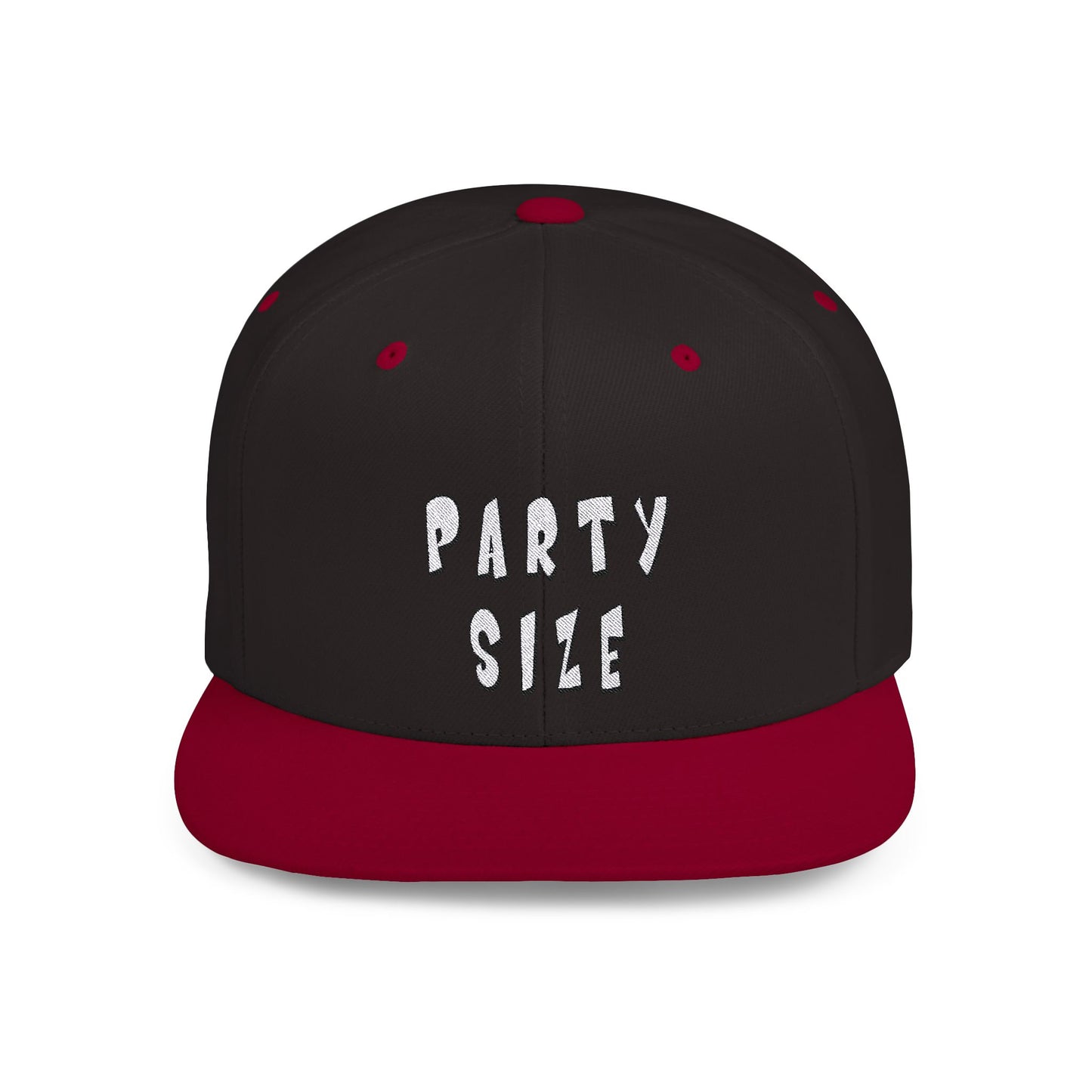 Party Size Flat Bill Snapback