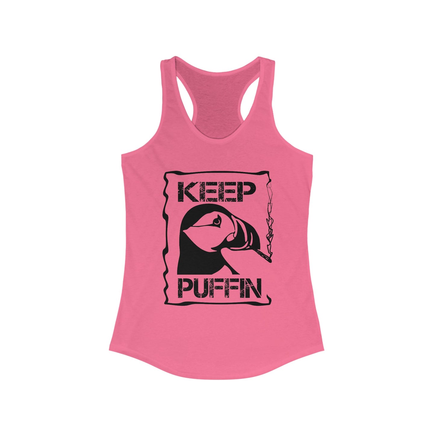 Keep Puffin Women's Ideal Racerback Tank
