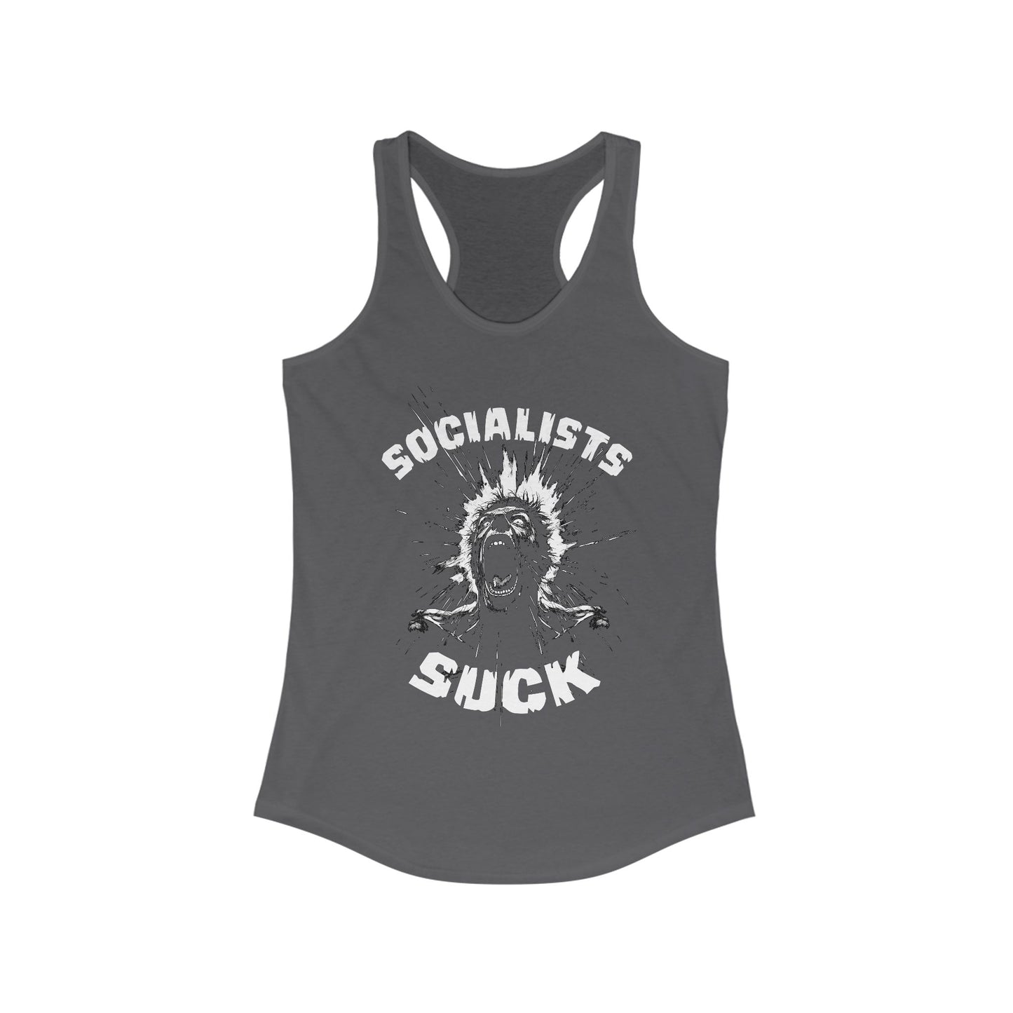 Socialists Suck Women's Ideal Racerback Tank