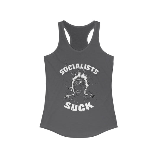 Socialists Suck Women's Ideal Racerback Tank