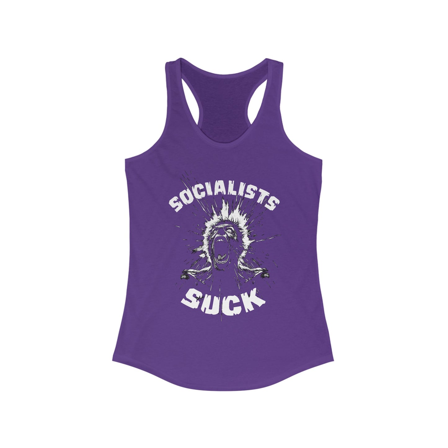 Socialists Suck Women's Ideal Racerback Tank