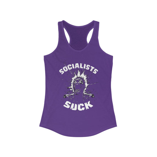 Socialists Suck Women's Ideal Racerback Tank
