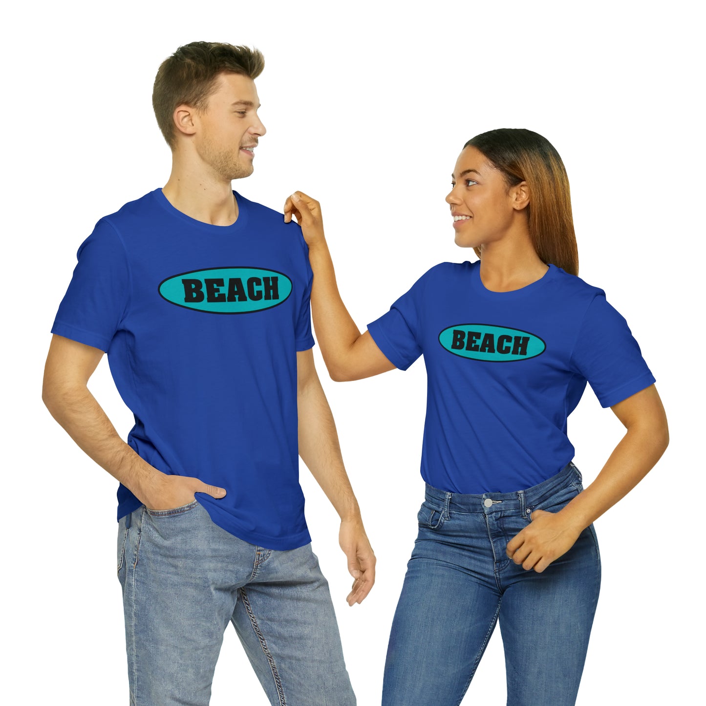 BEACH..Unisex Jersey Short Sleeve Tee