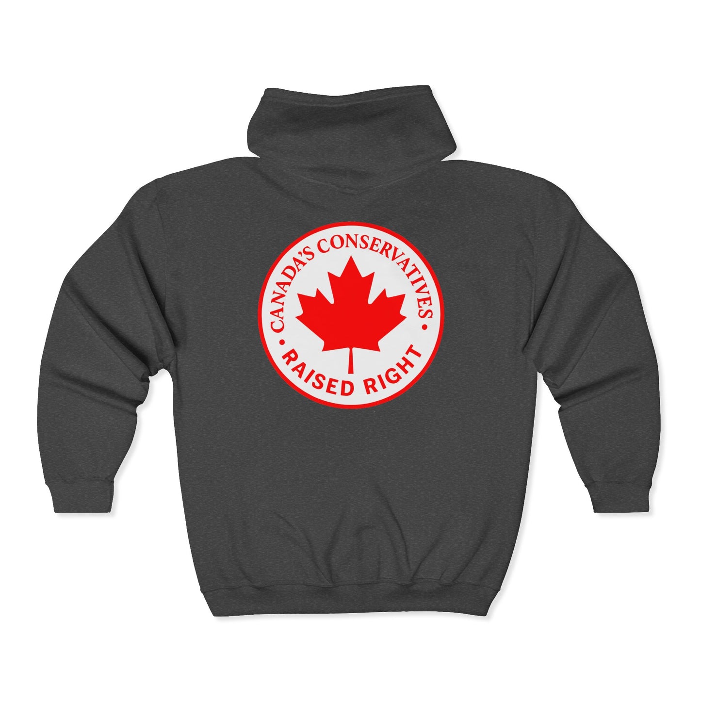 Can Con Raised Right Unisex Heavy Blend™ Full Zip Hooded Sweatshirt