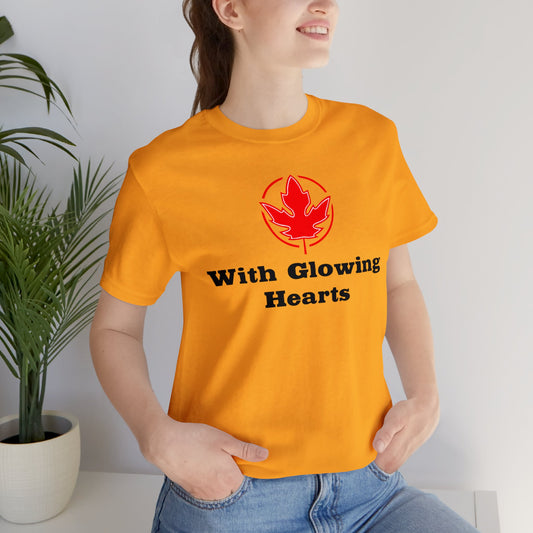 With Glowing ..Unisex Jersey Short Sleeve Tee