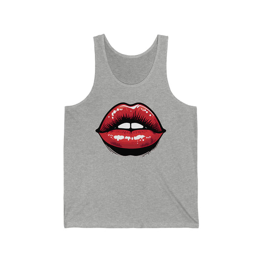 Lippable..Unisex Jersey Tank