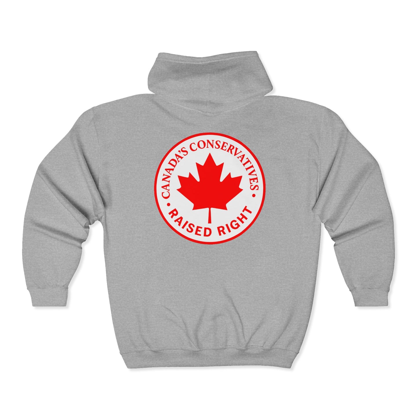Can Con Raised Right Unisex Heavy Blend™ Full Zip Hooded Sweatshirt