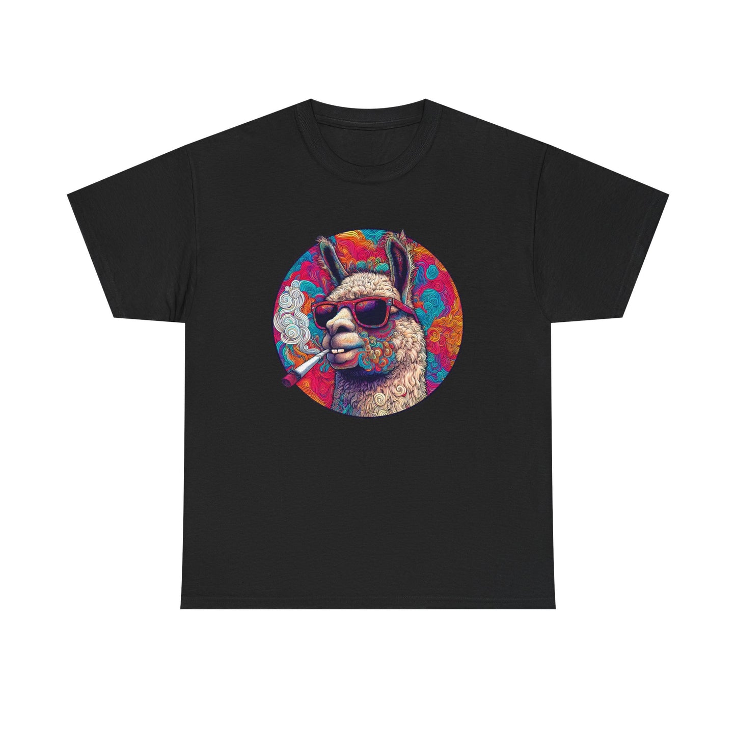 Llama So Happy Unisex Heavy Cotton Tee