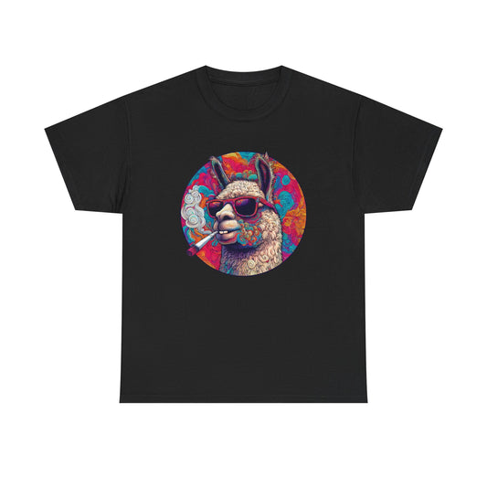 Llama So Happy Unisex Heavy Cotton Tee