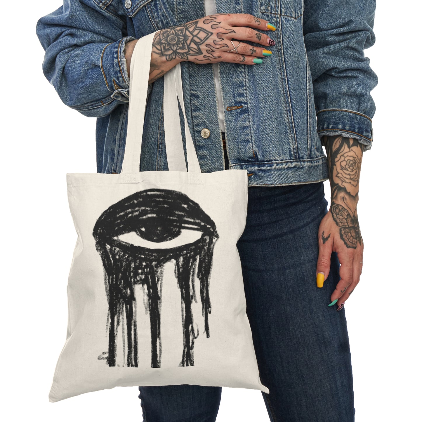 Eye Sea.  Natural Tote Bag