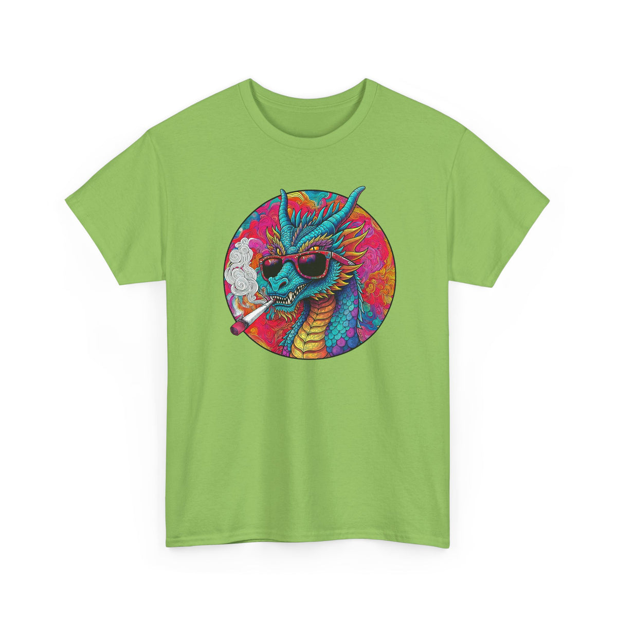 Dragon Puffer Unisex Heavy Cotton Tee