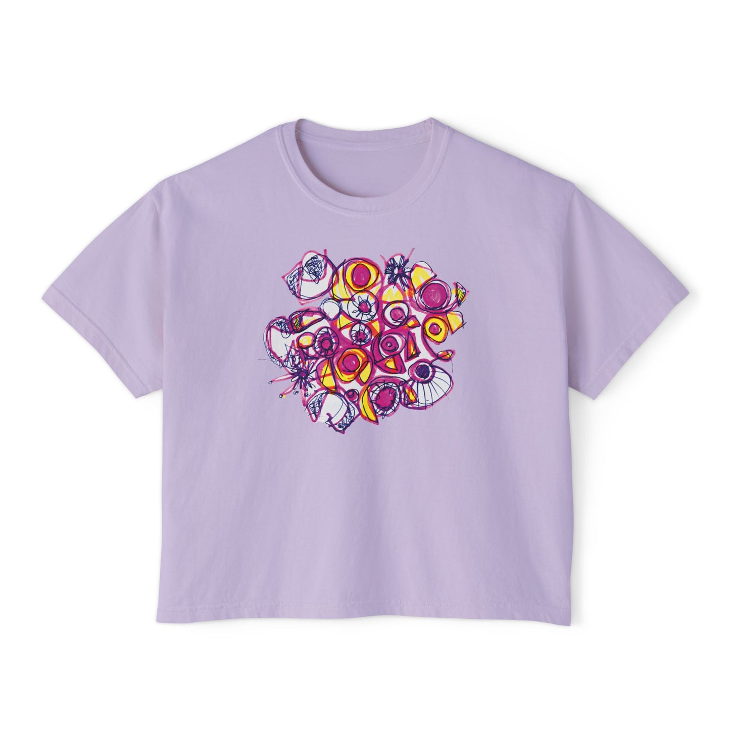 Arty Cloud Women's Boxy Tee