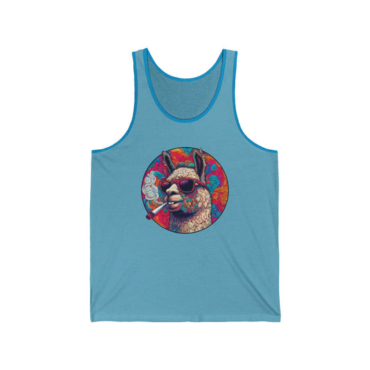 Llama So Happy Unisex Jersey Tank