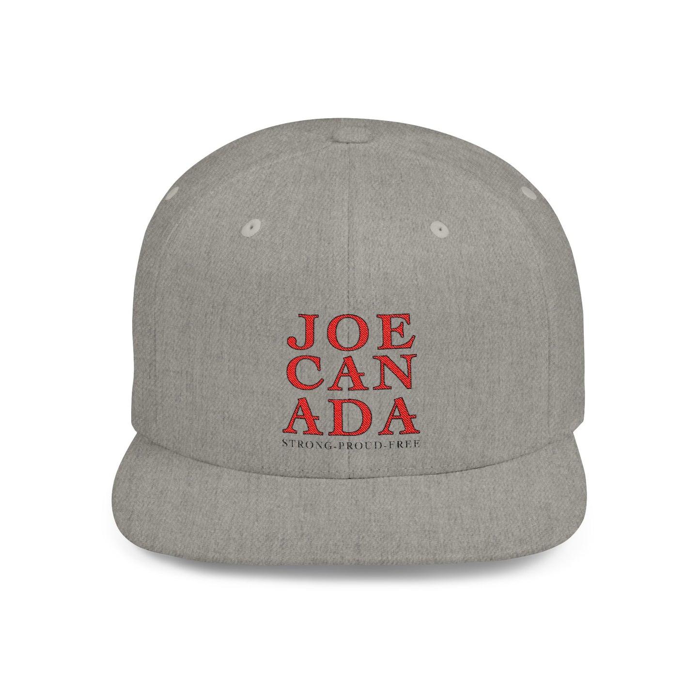 JoeCanada Strong Proud Free Flat Bill Snapback