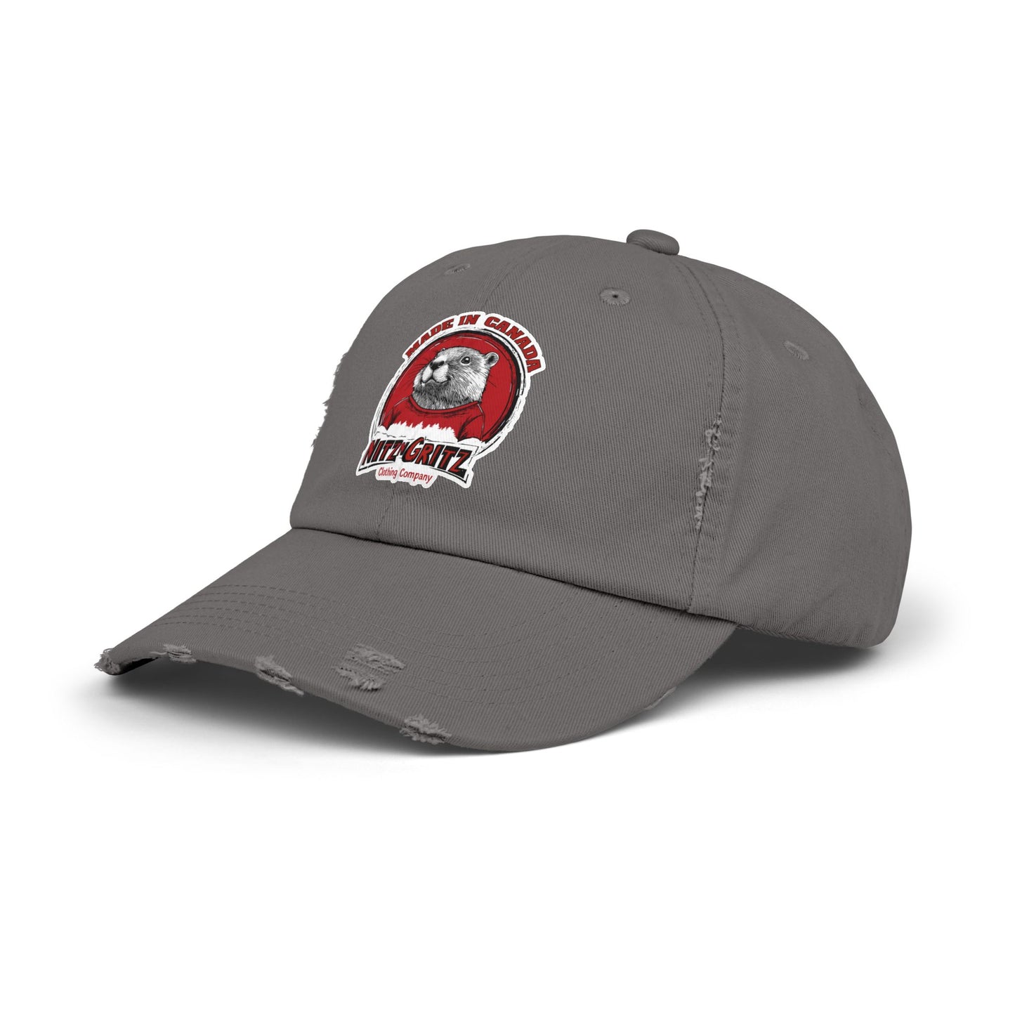 NitznGritz Made in Canada Unisex Distressed Cap