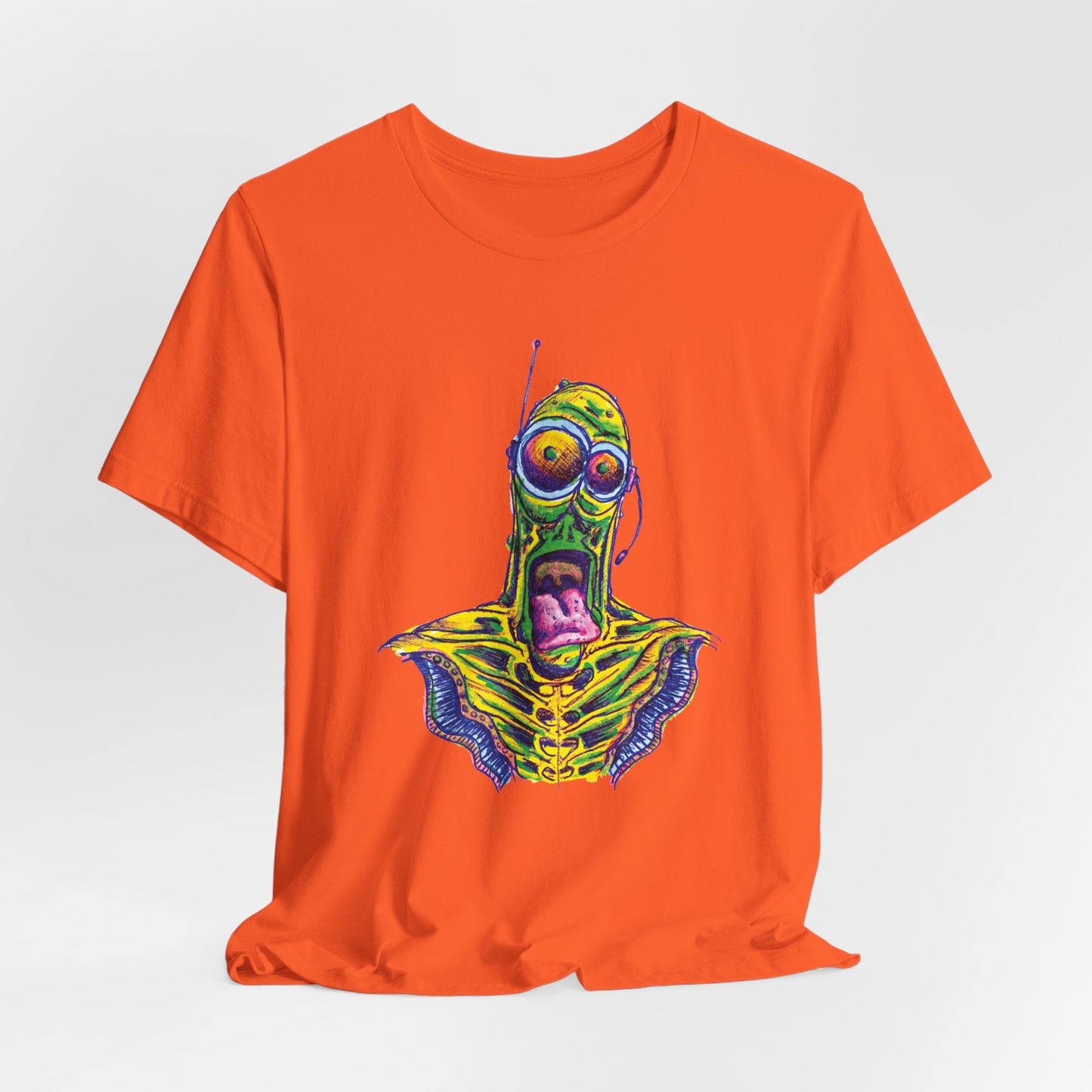 Happy Alien    Unisex Jersey Short Sleeve Tee