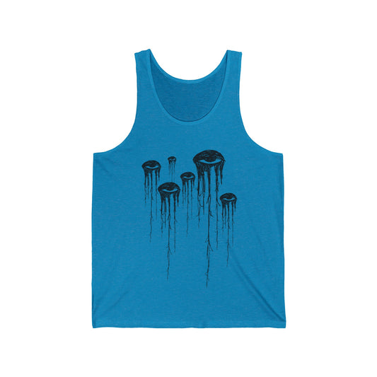 SEA OF EYES..Unisex Jersey Tank