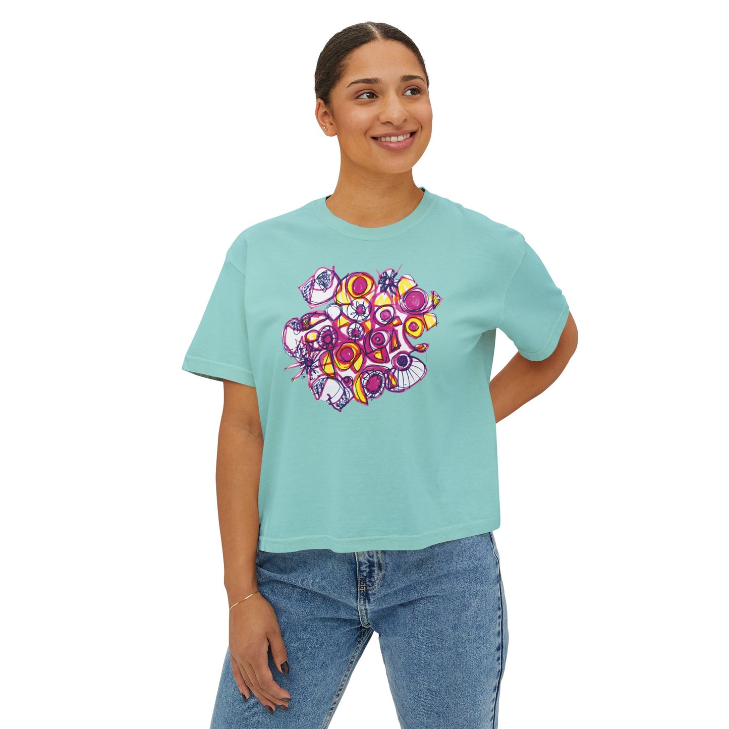 Arty Cloud Women's Boxy Tee