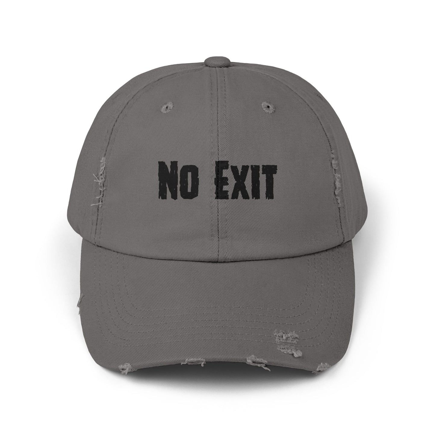 No Exit ,Unisex Distressed Cap