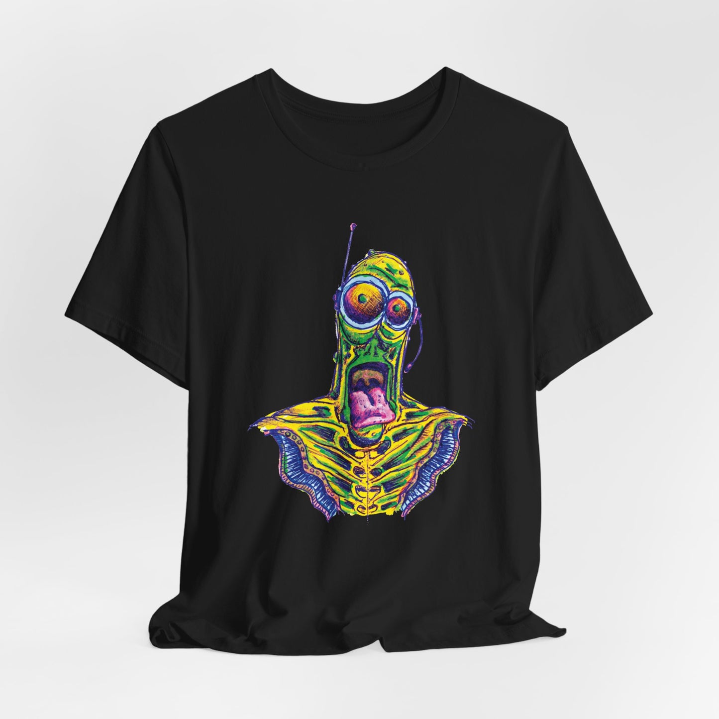 Happy Alien    Unisex Jersey Short Sleeve Tee