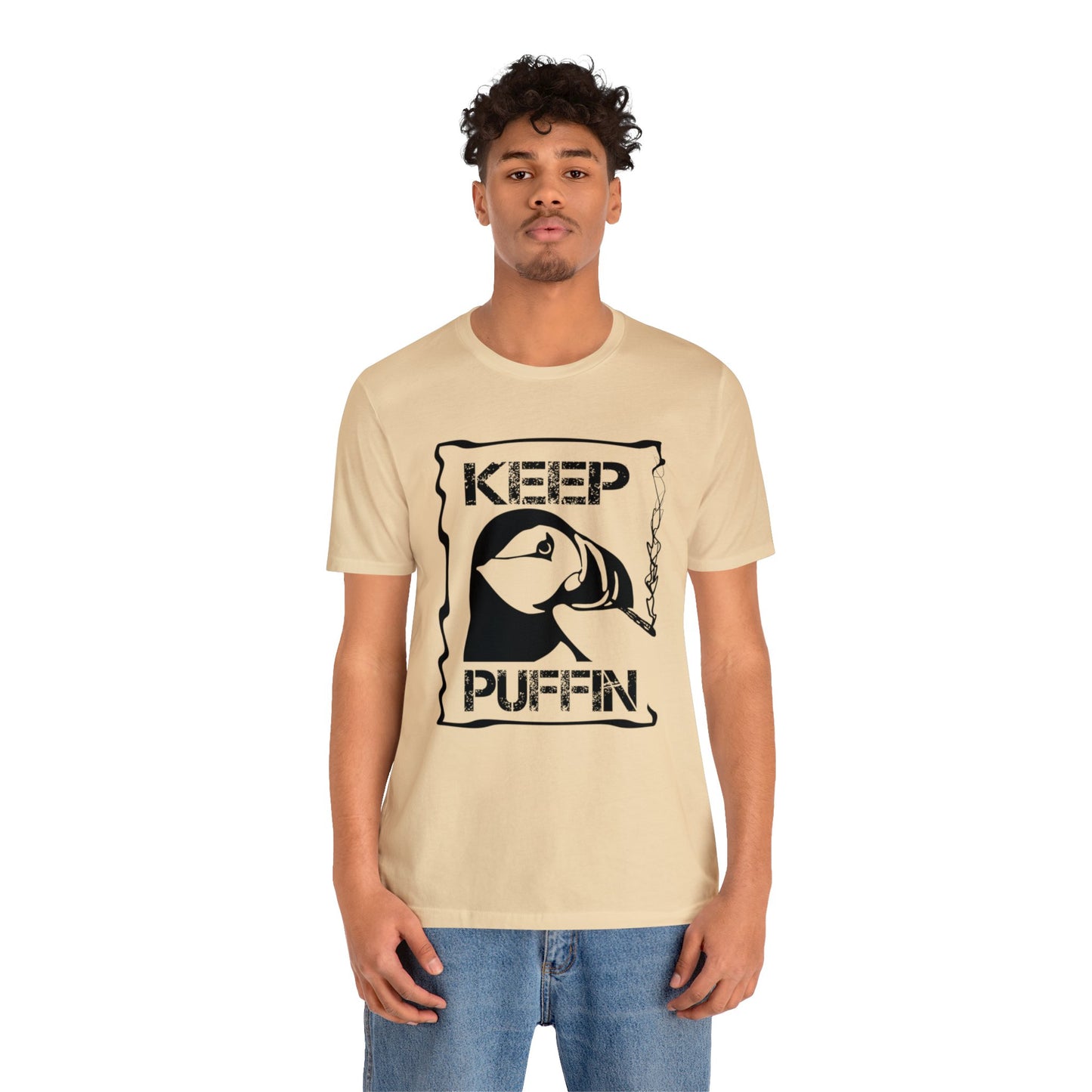 Keep Puffin..Unisex Jersey Short Sleeve Tee