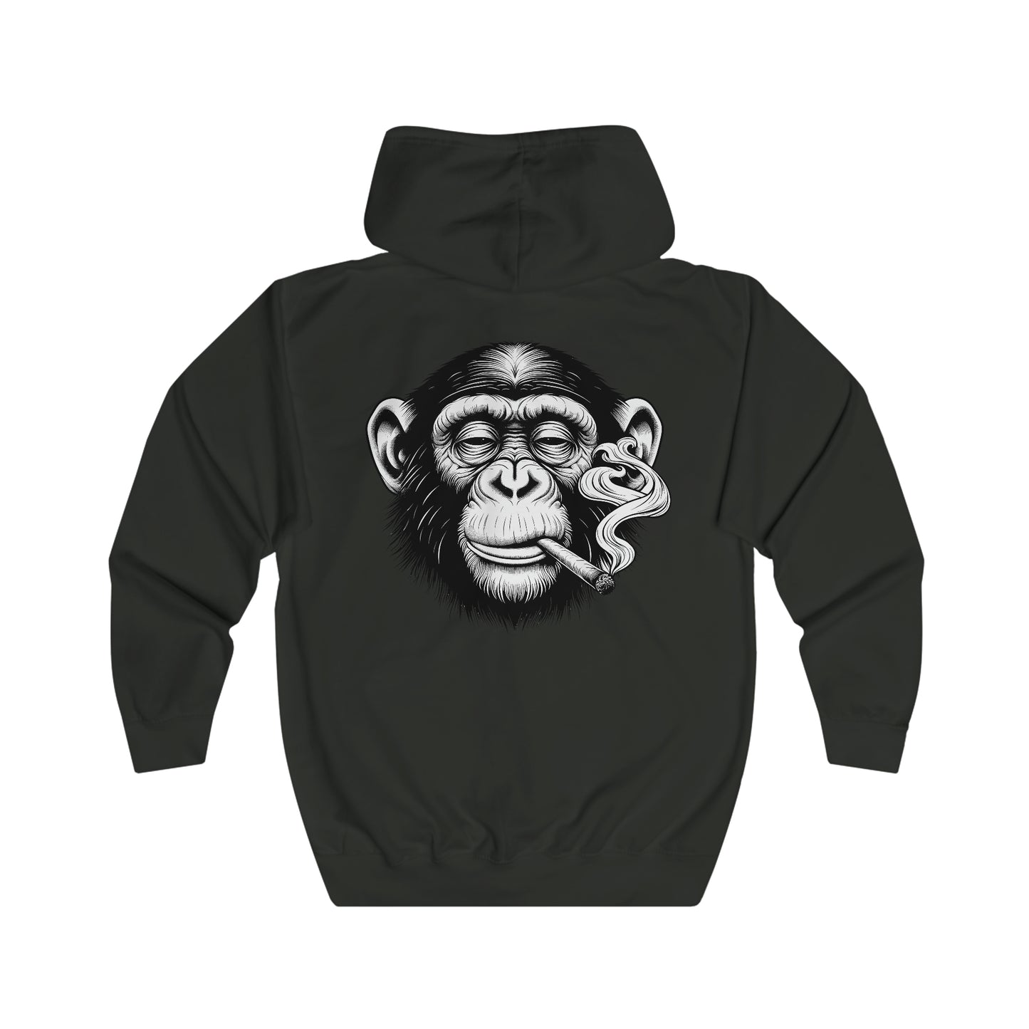 Mah Monkey-man.Unisex Full Zip Hoodie