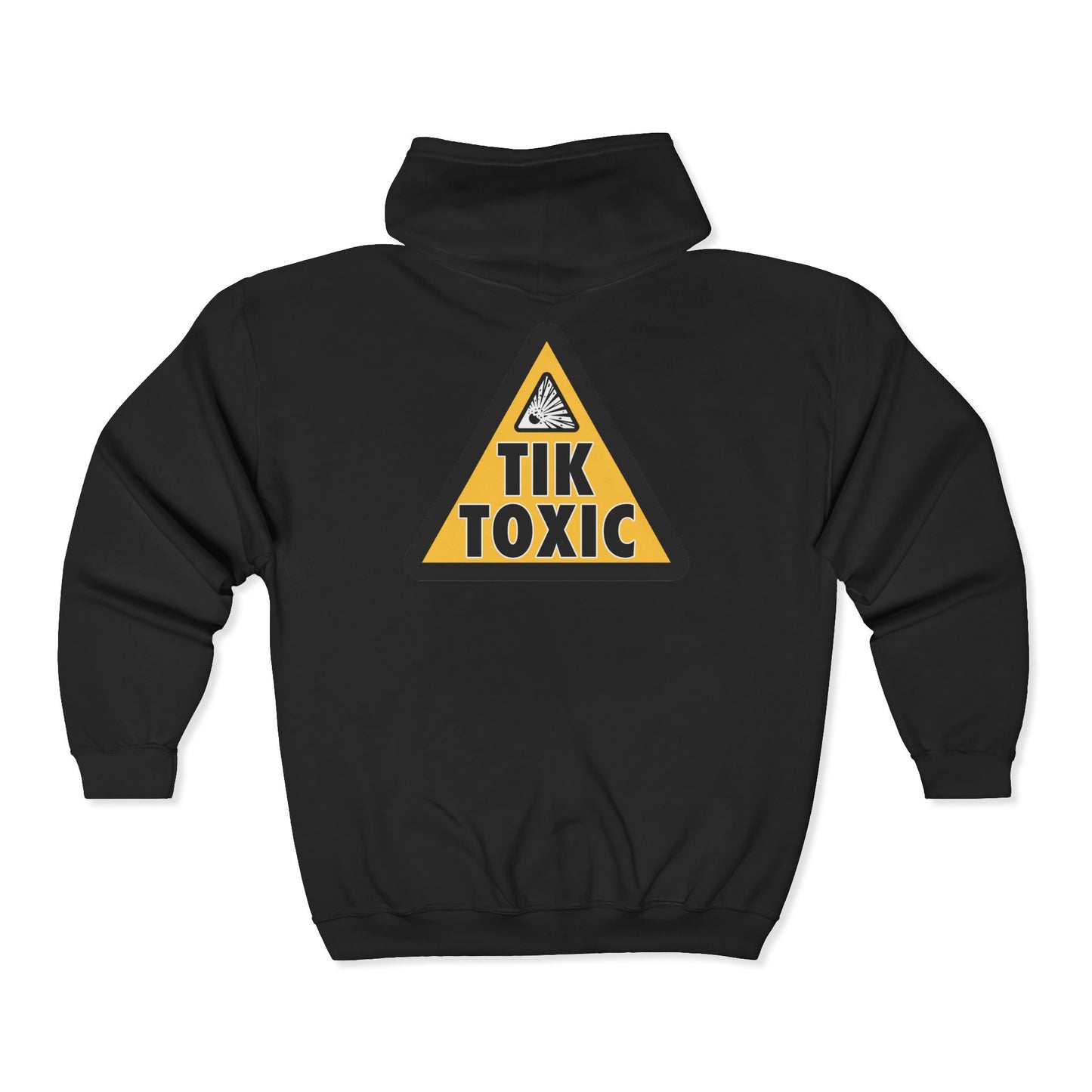 A Tik Toxic Unisex Heavy Blend™ Full Zip Hooded Sweatshirt