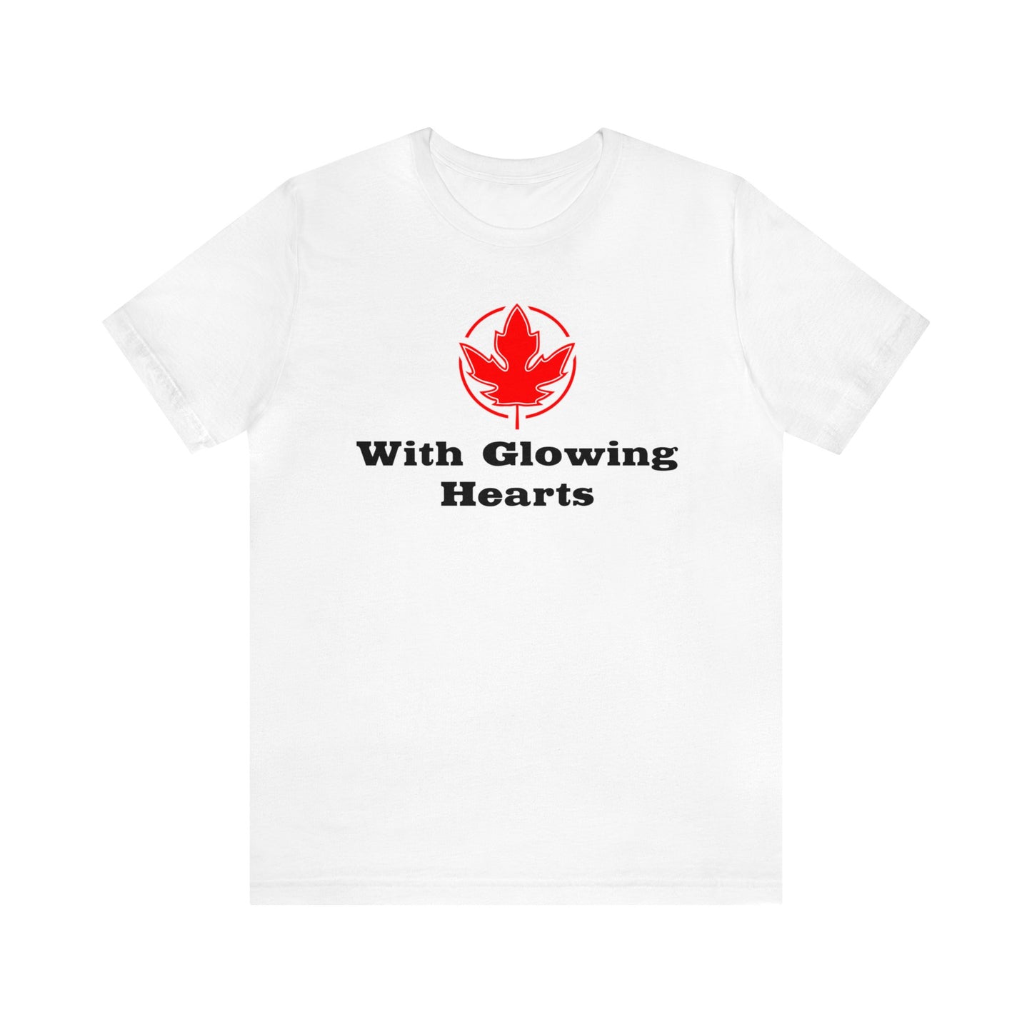 With Glowing ..Unisex Jersey Short Sleeve Tee