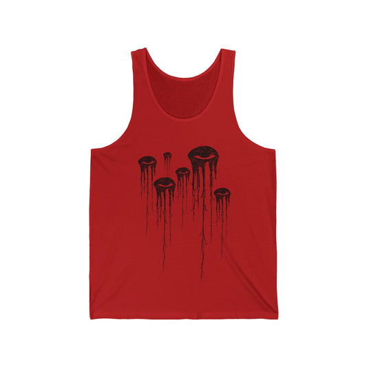 SEA OF EYES..Unisex Jersey Tank