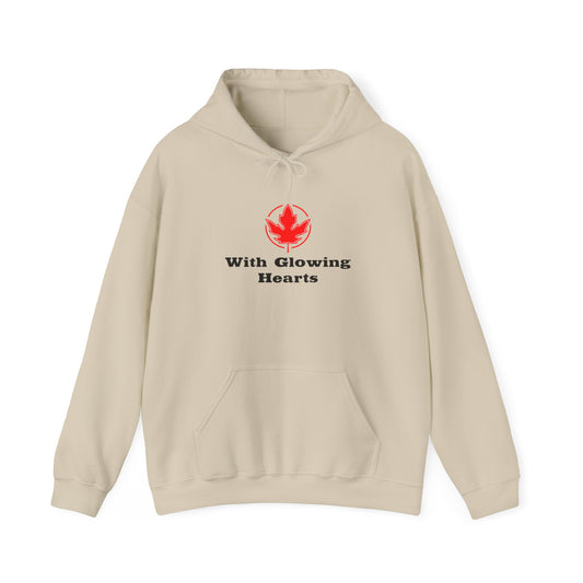 With Glowing Hearts.  Unisex Heavy Blend™ Hooded Sweatshirt