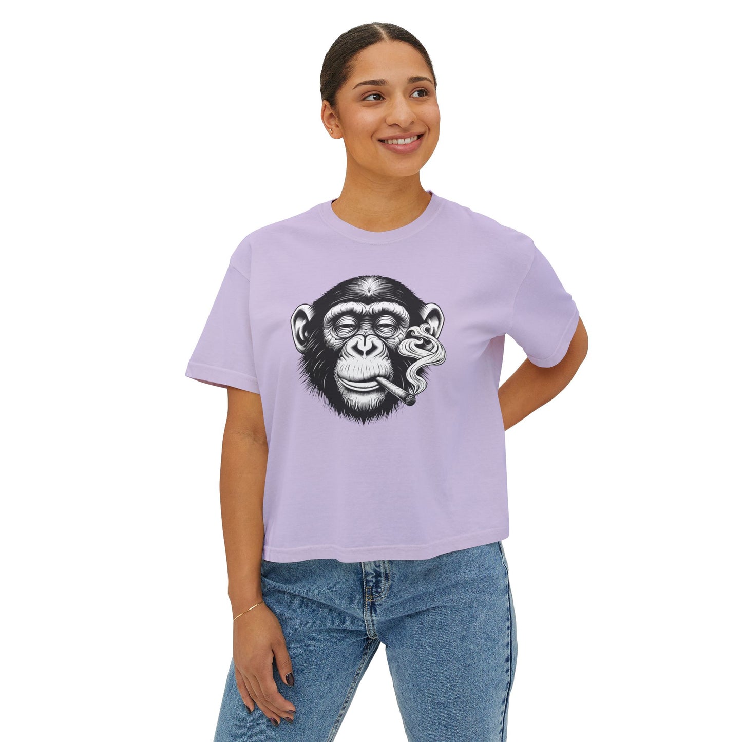 Mah Monkey-Man Women's Boxy Tee