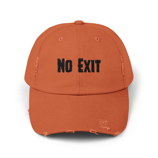 NO EXIT,BABY Unisex Distressed Cap