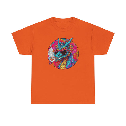 Dragon Puffer Unisex Heavy Cotton Tee