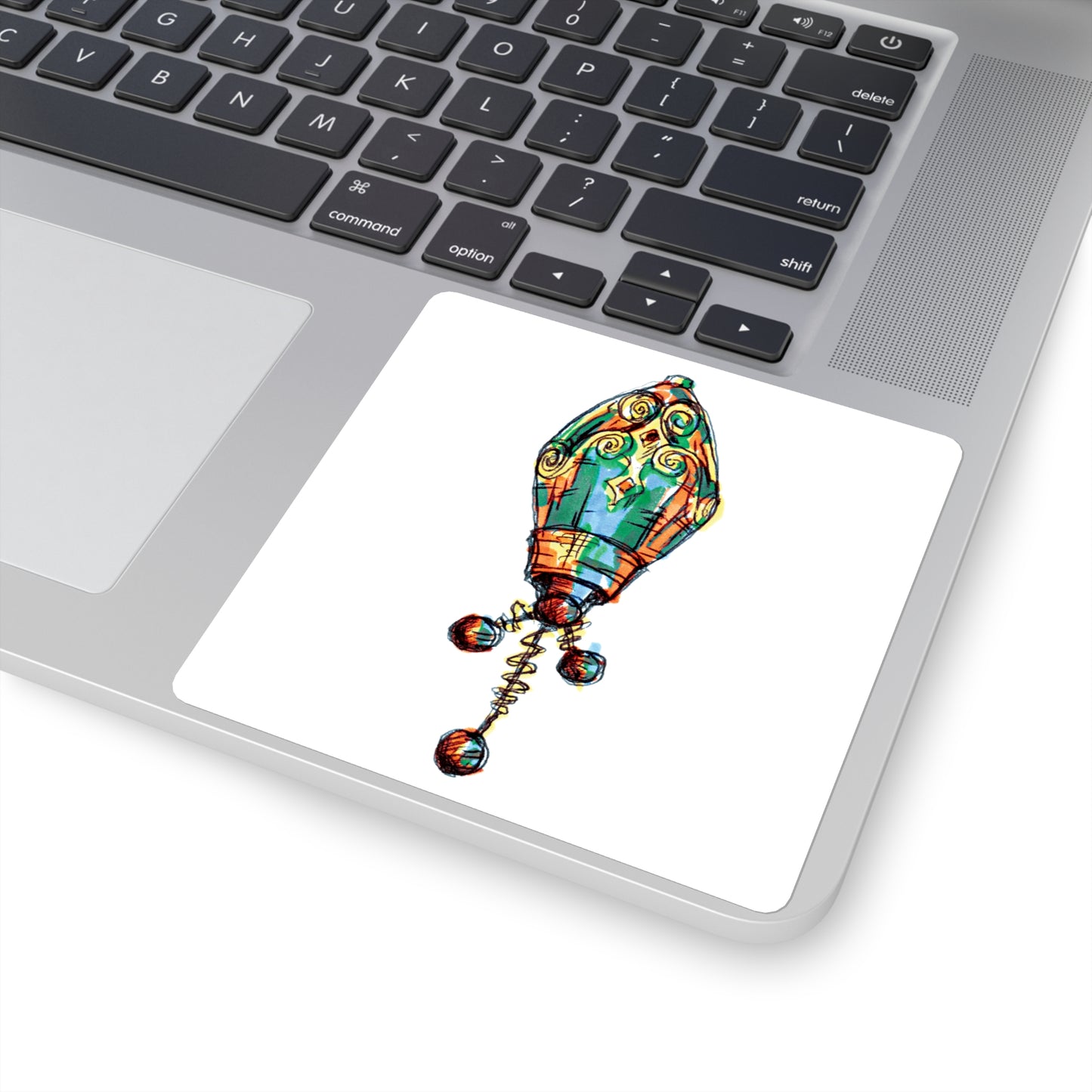 Rocket of Hopr..Square Stickers