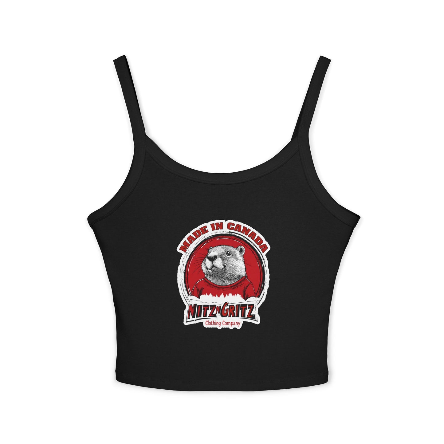 NitznGritz Made in Canada Women's Spaghetti Strap Tank Top