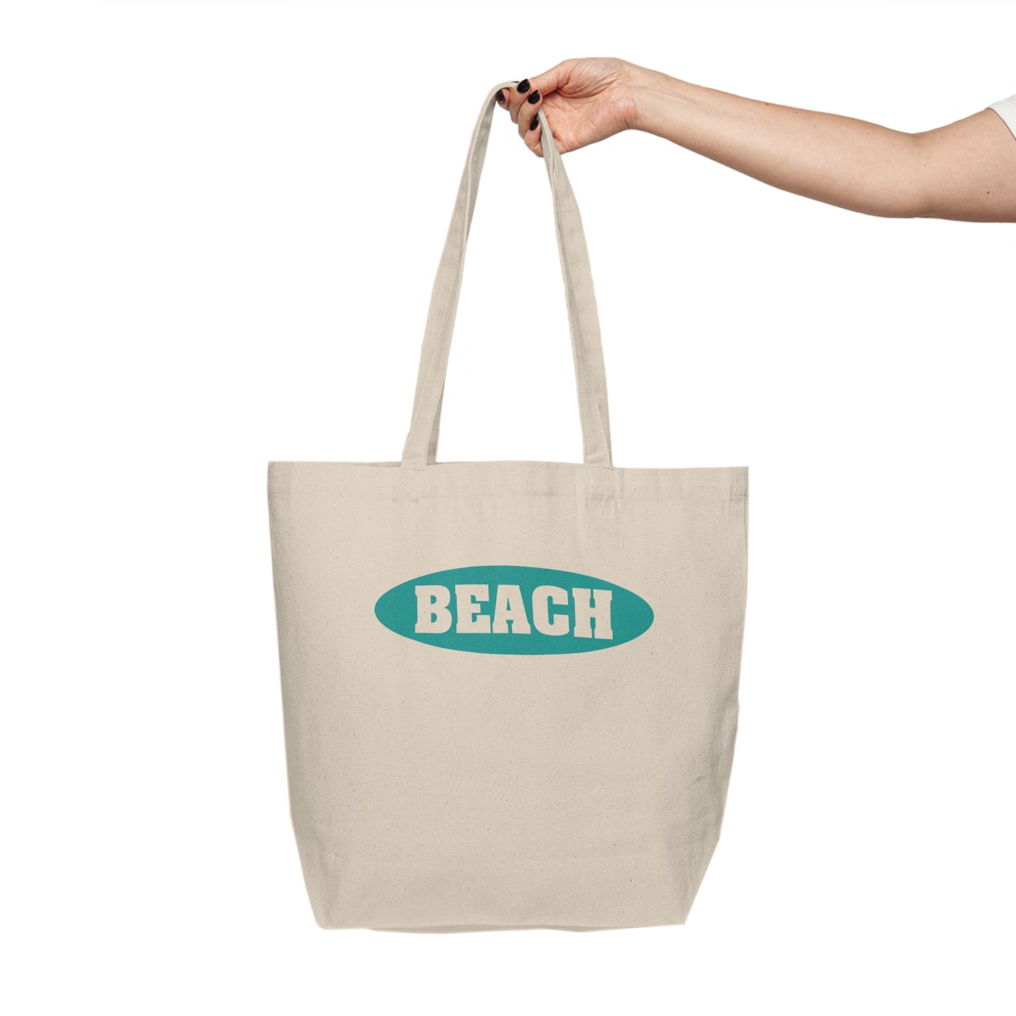Beach Bag.  Canvas Shopping Tote