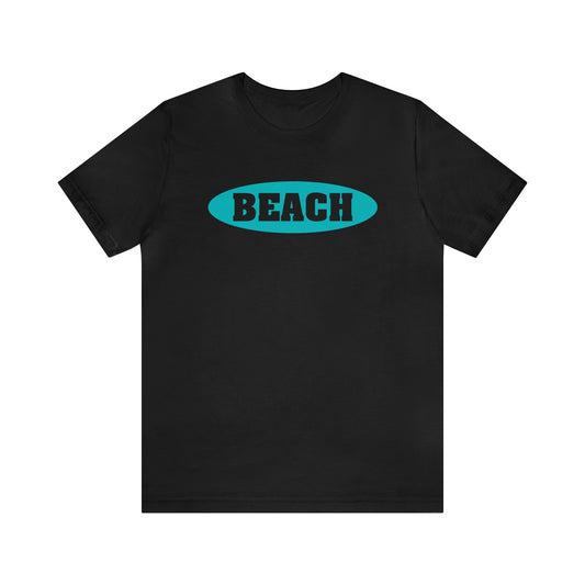 BEACH..Unisex Jersey Short Sleeve Tee