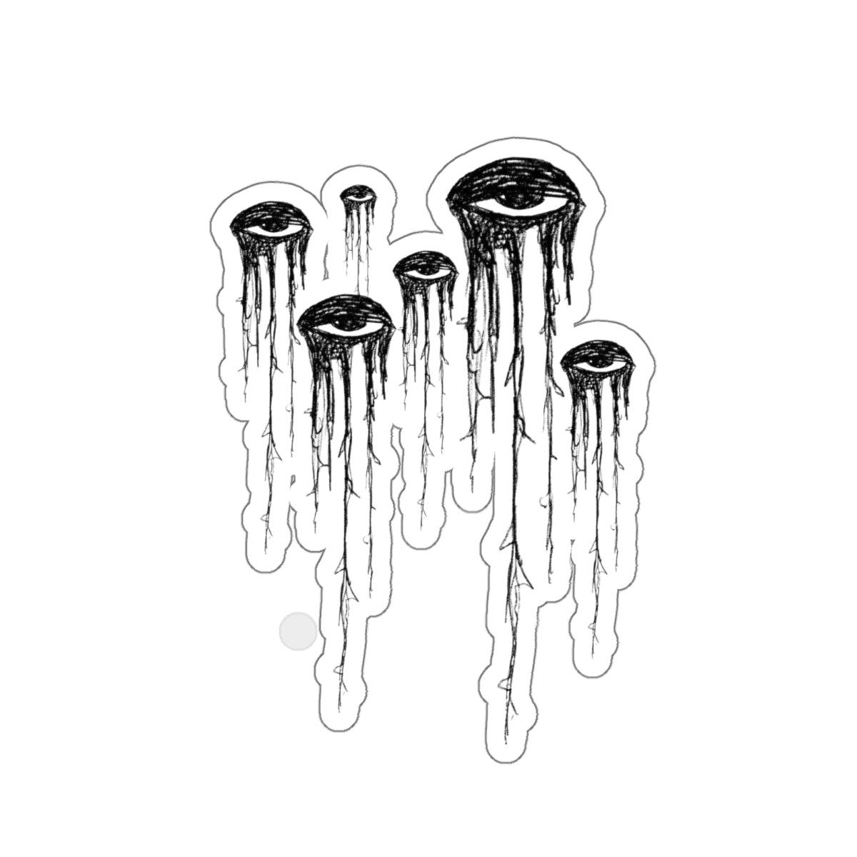 Sea of Eyes..Die-Cut Stickers