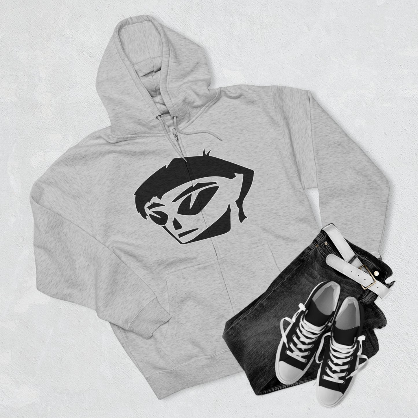 Alien Boy. Unisex Zip Hoodie