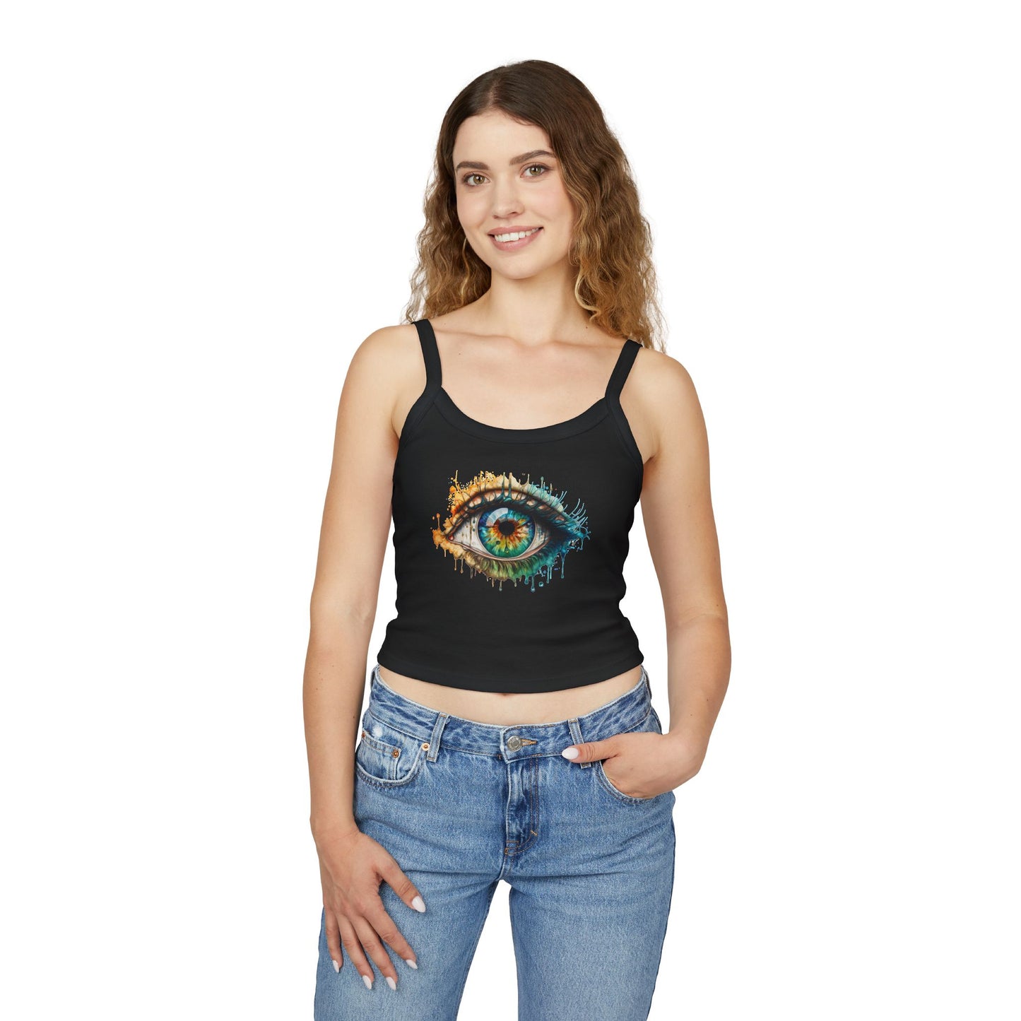 Color Eye Women's Spaghetti Strap Tank Top