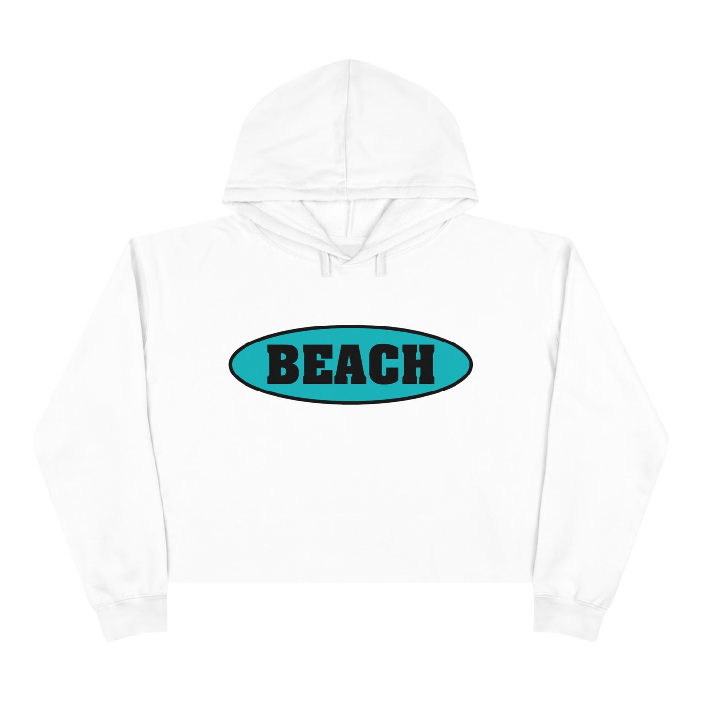 Beach..Crop Hoodie