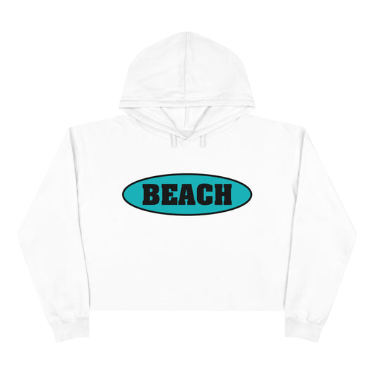 Beach..Crop Hoodie