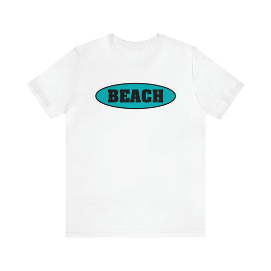 BEACH..Unisex Jersey Short Sleeve Tee