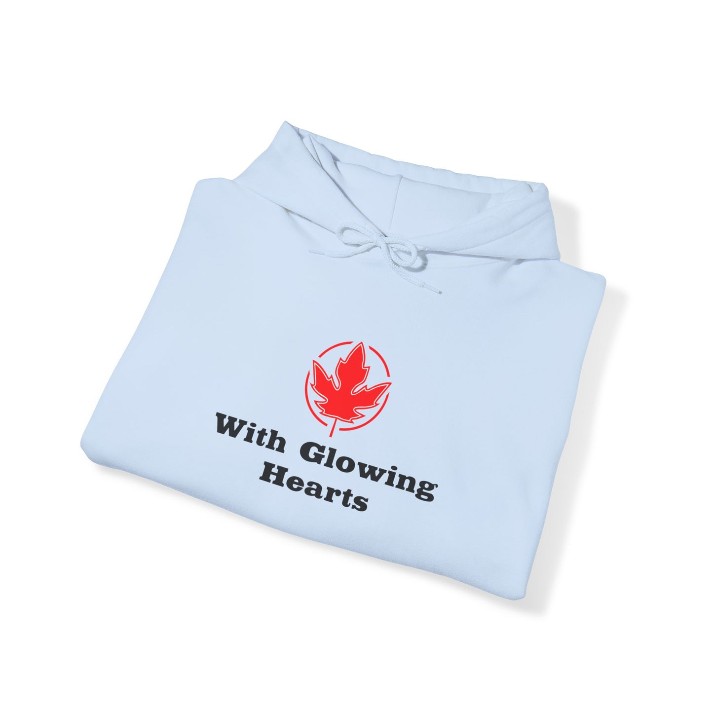 With Glowing Hearts.  Unisex Heavy Blend™ Hooded Sweatshirt