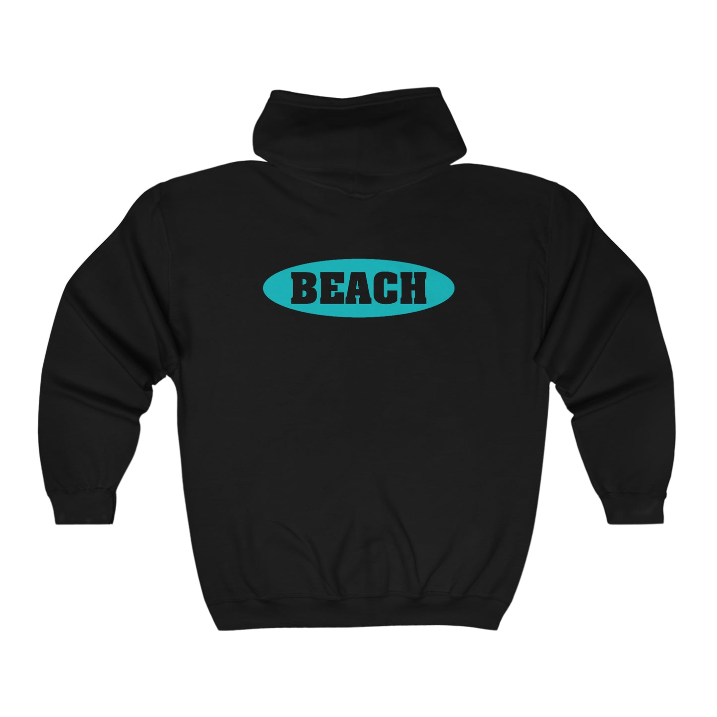 BEACH..Unisex Heavy Blend™ Full Zip Hooded Sweatshirt