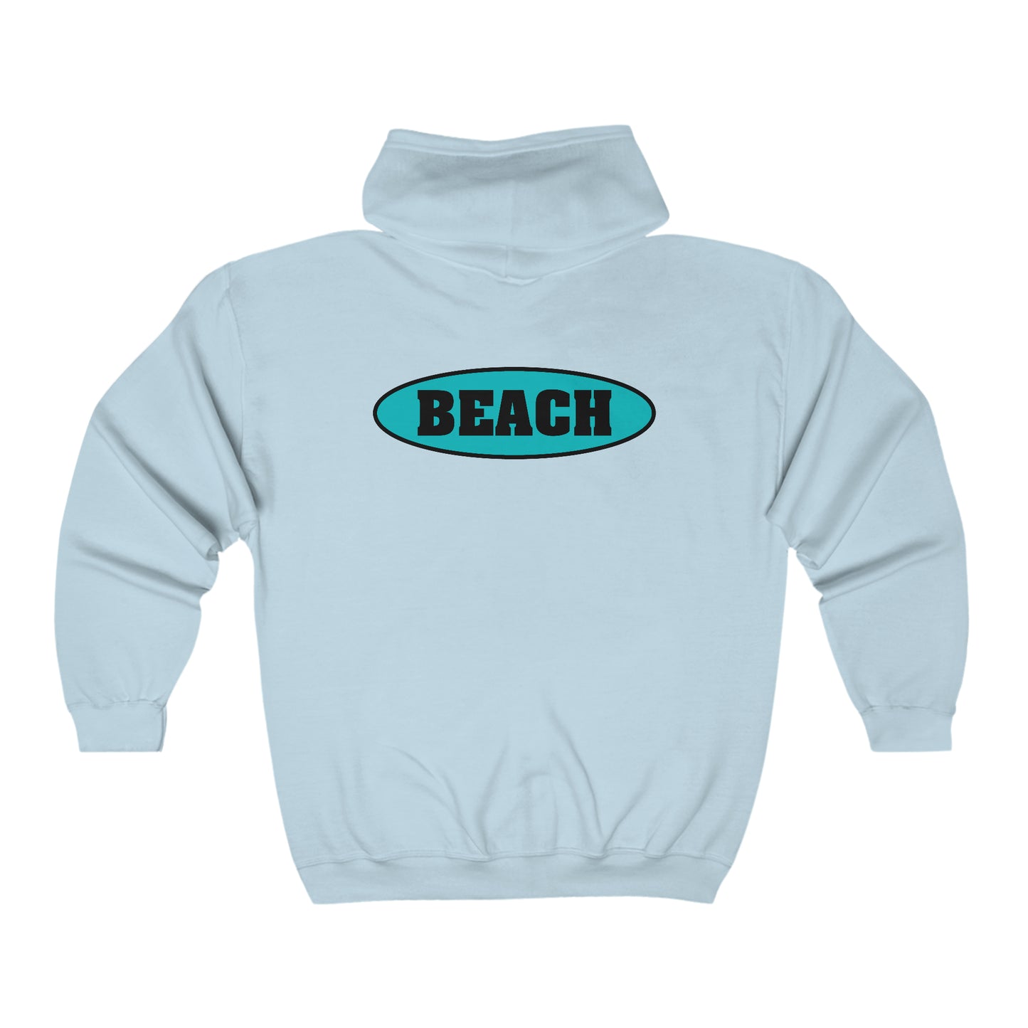 BEACH..Unisex Heavy Blend™ Full Zip Hooded Sweatshirt